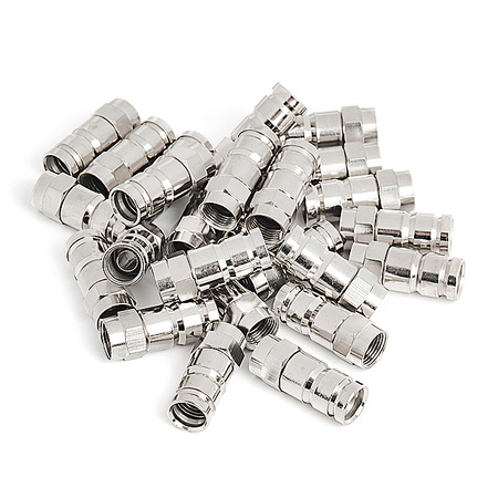 Spacetronik TV-FC02 compression F connector 25 pcs.