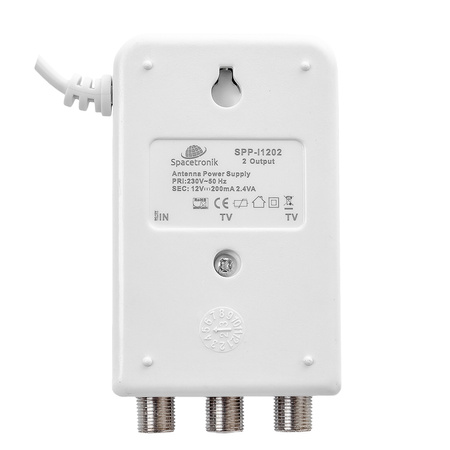 Spacetronik SPP-I1202 2x12V anténny napájací zdroj