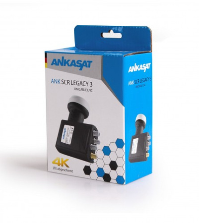 LNB Unicable Ankasat ANK 4x SCR + TRIPLE Legacy