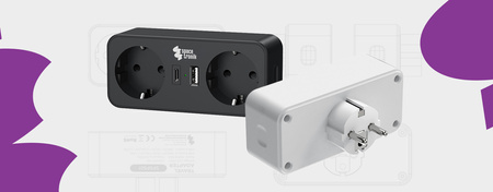 Listwa zasilająca 2xAC 1xUSB 1xUSB-C SPS-PS01W