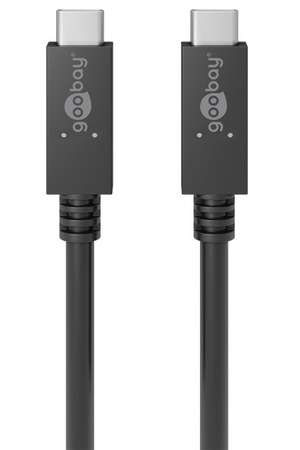 USB-C 3.2 Gen2x2 100W 20Gbps PD cable Goobay 05m