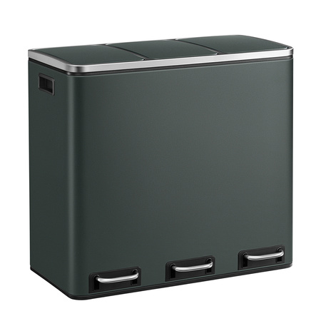 Funky Trash Can Gray Black Spacetronik Potrójny