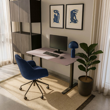 Blat MDF malowany proszkowo 140x70x2.5 Dusty Rose