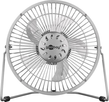 Stolný ventilátor 8" USB Goobay SILVER