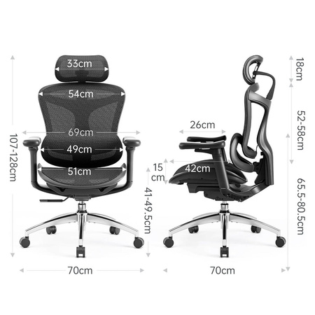 Otočné kancelárske kreslo Doris 30 Black