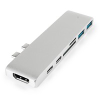 Multiport USB-C na 2x USB-C pro Macbook