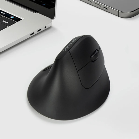 Mysz optyczna Delux M618AIR GX czarna, bezprzew.