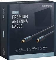 CLICKTRONIC TV connection IEC antenna cable 15m