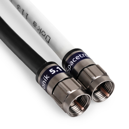 Spacetronik TV-FS01 50pcs self-compression F-plug