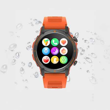 Smartwatch Kumi Gear GT3 FIT 2025 Niebieski