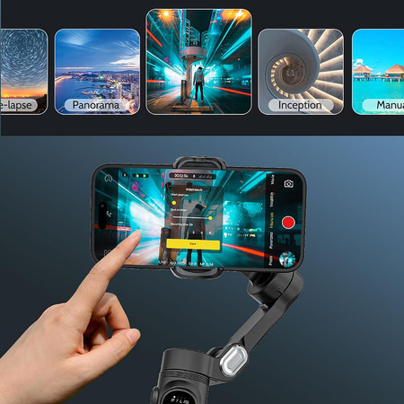 Gimbal 3-osiowy ze statywem do smartfona SMART X