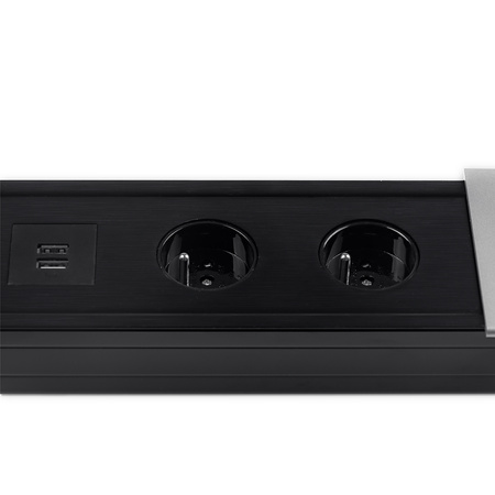 Spacetronik SPS-S24S slider tabletop socket