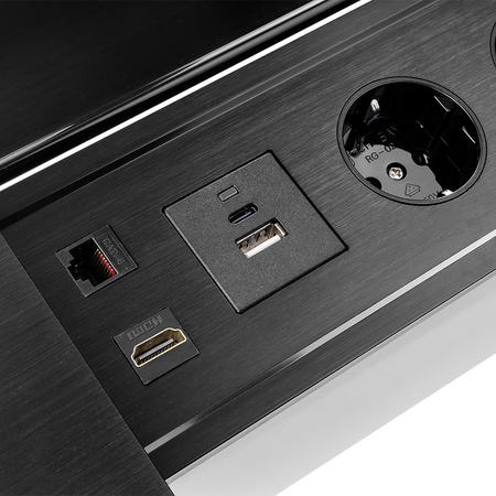 Spacetronik SPS-F26CB V2 openable countertop socket