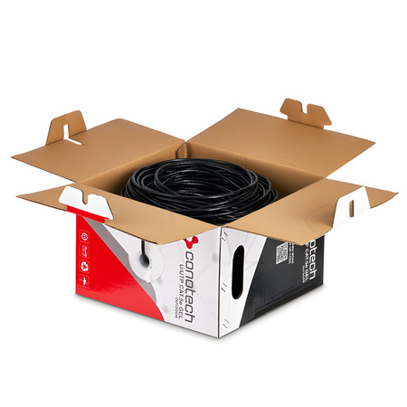 Krátená dvojlinka CAT5e U/UTP AWG24 CU PVC+PE 5,3 Fca 305m