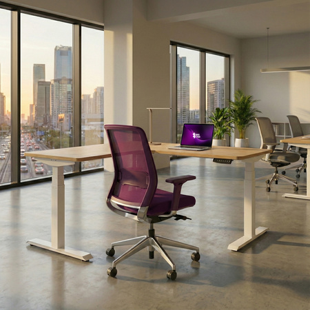 Elektryczny stelaż biurkowy Spacetronik SPE-303VW