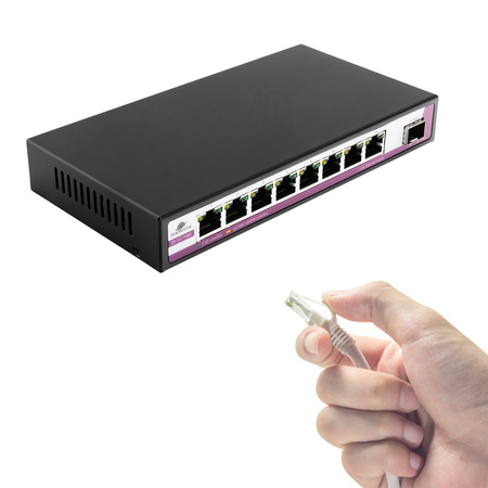 SWITCH 8 portov 25G + 1 port 10G SFP SP-SGT108S