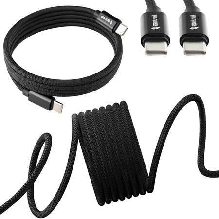 Kabel USB-C 4.0 40Gbit/s Spacetronik 1.8m