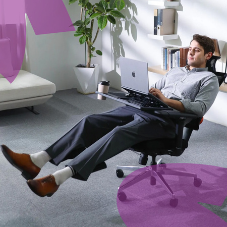 Laptopständer für Stuhl Lumbo A01 Grau