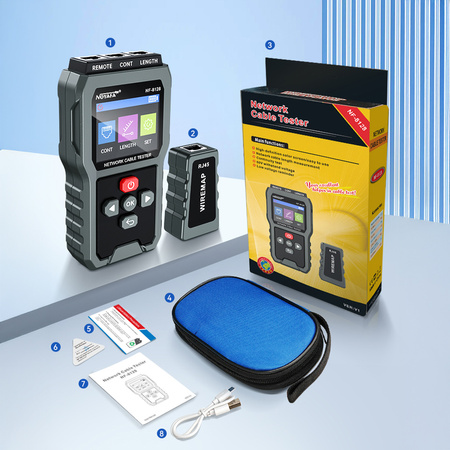 Tester kabli LAN RJ45 CAT5/CAT6 Noyafa NF-8128