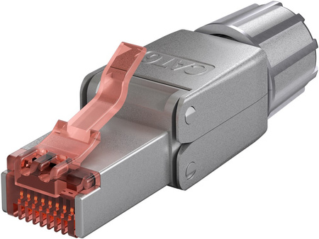 RJ45 8P8C CAT6 STP síťový konektor s kroucenou dvojlinkou Goobay