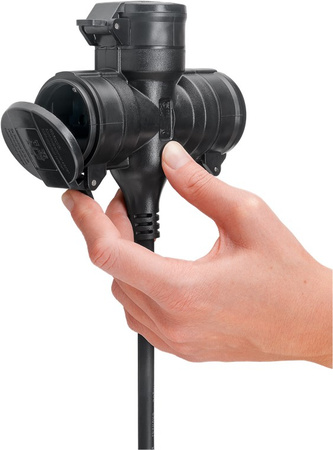 Elektrický prodlužovací kabel Goobay 3x zásuvka 25m