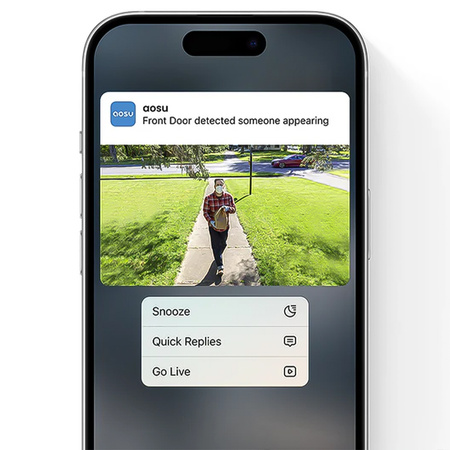 Zestaw 2 kamer solarnych + stacja 32GB Aosu P1 SE SL-C8E-2H