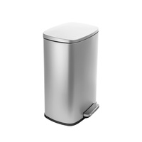 Funky Trash Can Silver Gray Spacetronik Pojedynczy