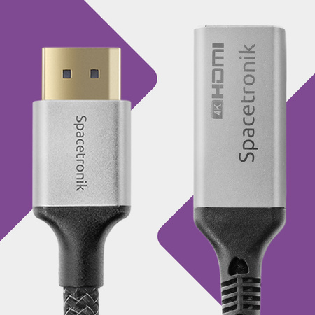 Spacetronik KDH-SPA002 02 DP HDMI 4K 60Hz adaptér