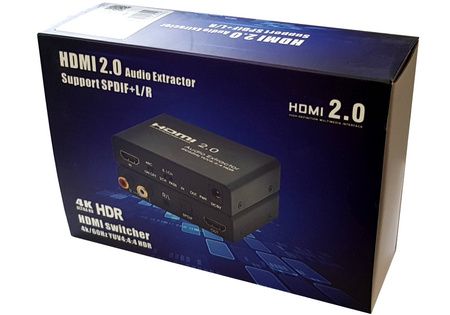 HDMI-HDMI + Audio SPDIF R/L ARC Extraktor SPH-AE03
