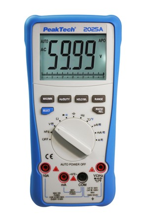 Digitálny multimeter s bargrafom a USB PeakTech 2025A