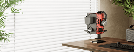 Príslušenstvo pre držiteľov perforovaná doska SPB-154R, červená/čierna