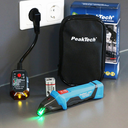 Lokalizator bezpieczników z RCD PeakTech 3432