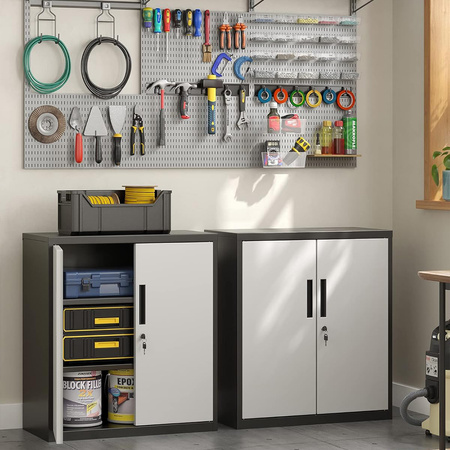 Szafka metalowa z zamkiem Spacetronik SPC-160BS