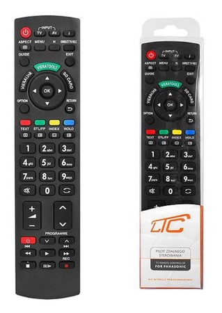 Remote control for PANASONIC LCD/LED TVs blister