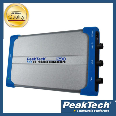 PC-Oszilloskop 2-Kanal USB 25MHz PeakTech 1290