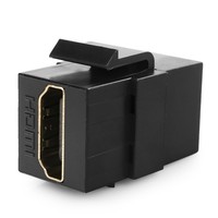 Keystone HDMI connector - HDMI barrel black