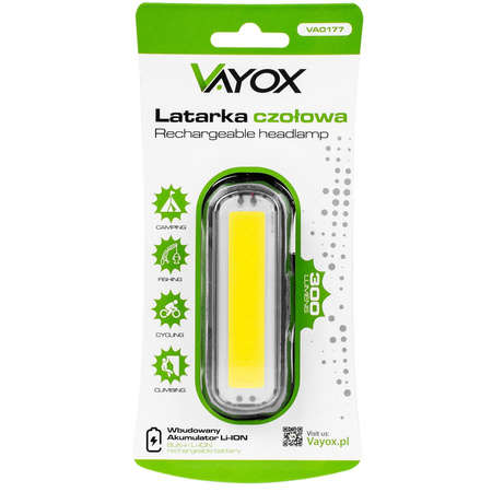COB svetlomet slim malý 300lm VAYOX VA0177