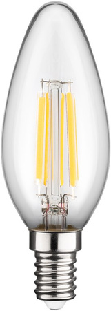 LED FILAMENT 6W E14 2700K Candle Goobay C žárovka