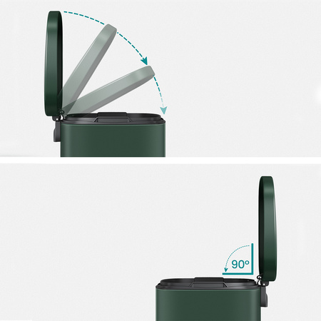 Funky Trash Can Green Black Spacetronik Pojedynczy