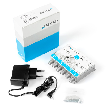 viacpásmový zosilňovač ALCAD CA-320 24-230V 3/1 40dB