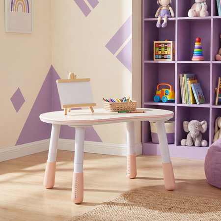 Zestaw mebli dziecięcych Spacetronik – stolik SPEX201 i sofa SPC-XD-24 różowy