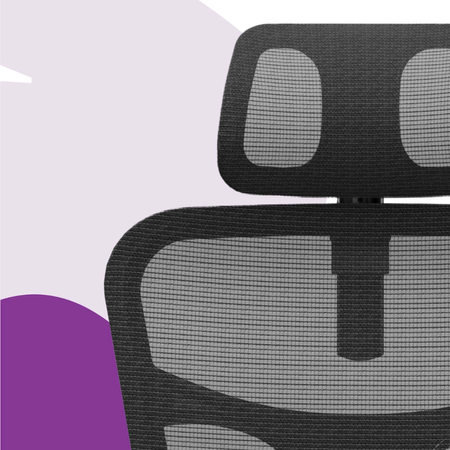 Zestaw ergonomiczny biurko manualne SPE-O113 100×60 + krzesło LUMBO 33