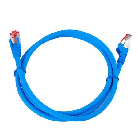 RJ45 CAT 6 S/FTP AWG27 LSZH blau 3m Kabel