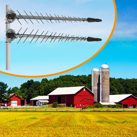 Antena GSM kierunkowa mocna LPDA-500-LTE MIMO