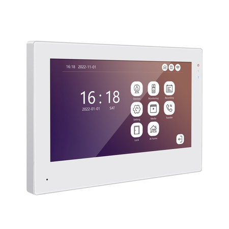 Monitor wideodomofon WiFi Tuya biały SPD-MT703W