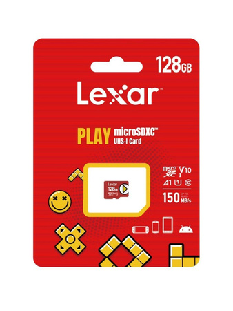 Paměťová karta LEXAR Play MICRO SDXC 128GB 150 MB/s