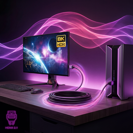 UHS HDMI 2.1 8K Kabel Spacetronik SH-SPR040 4m