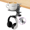 Spacetronik SPB-020B headphone and cup holder