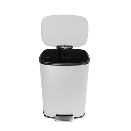 Funky Trash Can White Black Spacetronik Pojedynczy