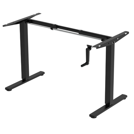 Stelaż Biurkowy Regulowany Ręcznie Spacetronik SPE112MB Czarny
